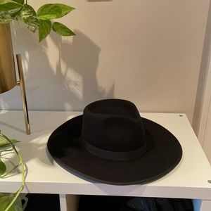 NWT JAMES FEDORA WIDE BRIM BRIXTON HAT SIZE SMALL